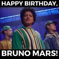 Happy Birthday, Bruno Mars!