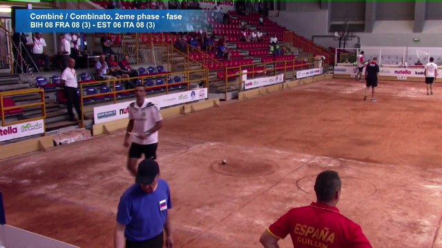 Secondes parties de poules combiné, Euro Masculin, Alassio 2018