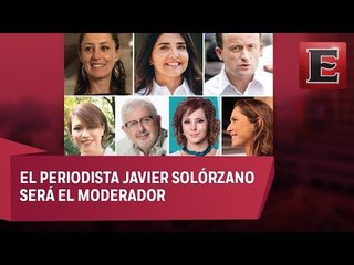 Todo listo para el primer debate entre aspirantes a Jefatura de Gobierno