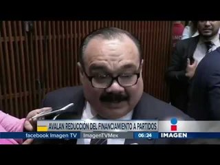 Avalan reducción de financiamiento a partidos
