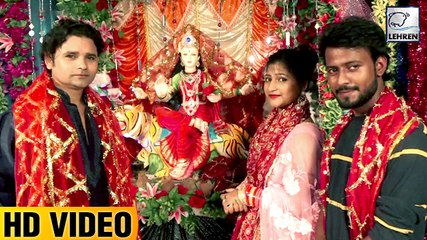 नवरात्री स्पेशल 2018 - सिंगर आशीष राजा के देवी गीत की शूटिंग, मिलिए कलाकारों से