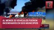 Bloqueos y quema de vehículos en Michoacán