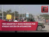 Ataque suicida deja tres muertos en Afganistán