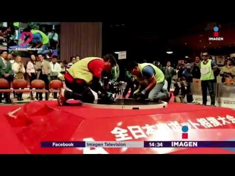 Mexicanos compiten en Robot-Sumo en Japón