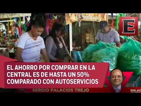 Sergio Palacios habla de la variedad de productos de cuaresma en la Central de Abasto
