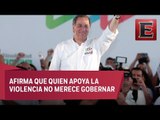 Al tigre le vamos a poner un puma de la paz, asegura Meade