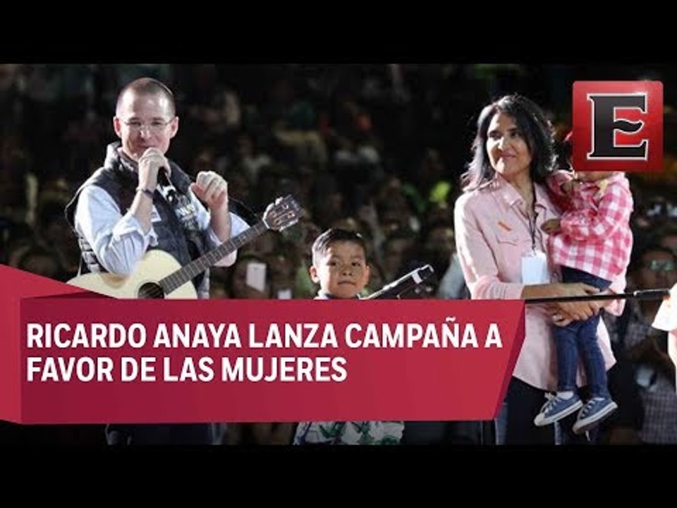 Ricardo Anaya promete erradicar feminidicios
