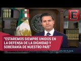 Mensaje de EPN sobre las amenazas y ataques de Donald Trump a México