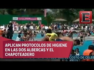 Abarrotan balneario de San Juan de Aragón, pese a rumor sobre excremento