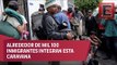 Caravana de migrantes llega a Puebla proveniente de Oaxaca