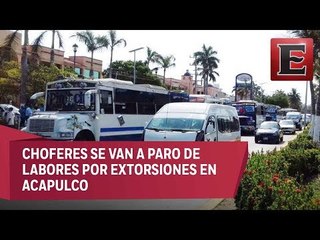 Choferes de Acapulco exigen mayor seguridad