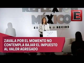 Margarita Zavala ofrece impulsar economía en la frontera norte, sin bajar el IVA