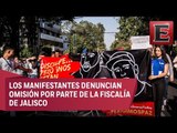 Marcha en Guadalajara para exigir justicia para estudiantes de cine