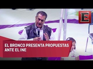 El Bronco presenta plataforma basada en propuestas de sus seguidores