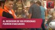 Se registra fuerte incendio en bodega del mercado de Sonora