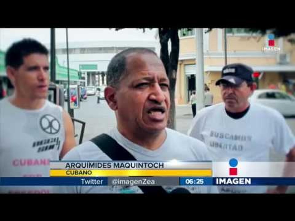 Cubanos varados en Nuevo Laredo