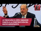 Suspender el NAIM, es suspender el crecimiento del país: Carlos Slim