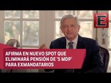 AMLO asegura que quitará pensiones a expresidentes