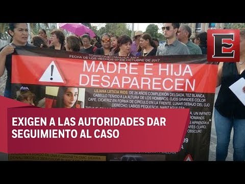 Marchan por madre y hija desaparecidas hace 7 meses