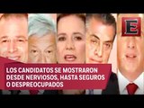 Lenguaje no verbal de cada candidato presidencial durante el primer de