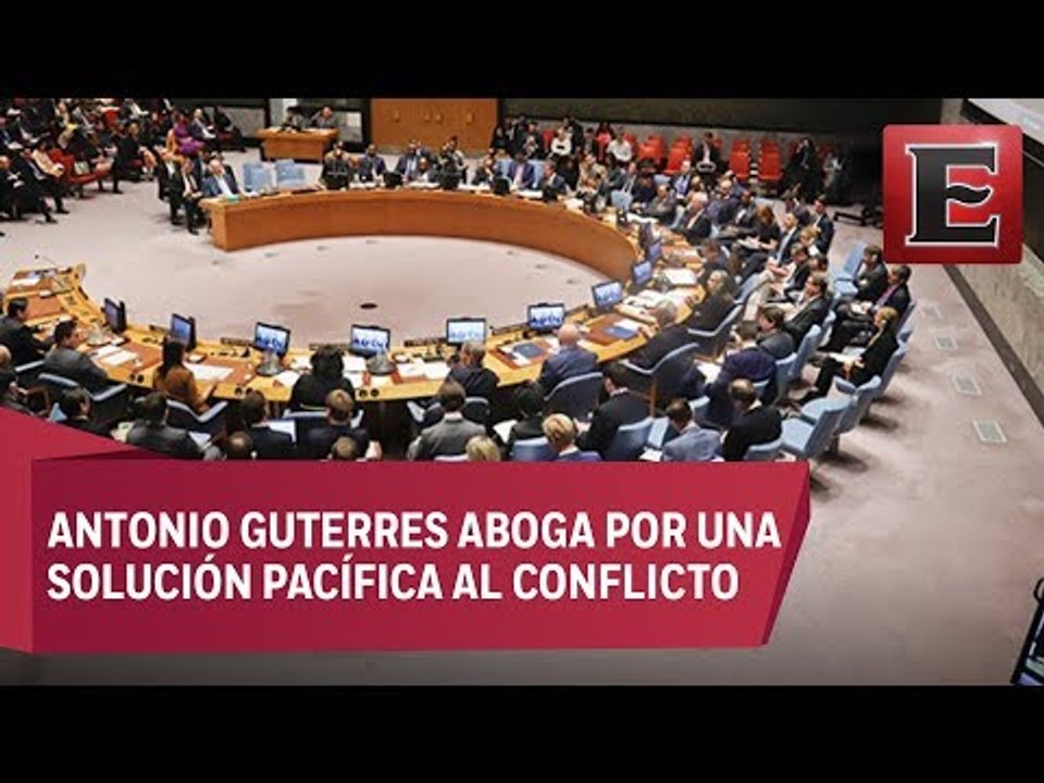 Consejo de Seguridad de ONU sesiona por bombardeo a Siria