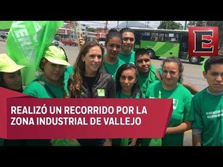 Mariana Boy promete cambiar gas LP en zona industrial de CDMX