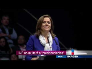 INE no multará a "presidenciables"