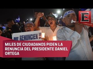 Marchan en Nicaragua para exigir justicia por las personas muertas en la represión