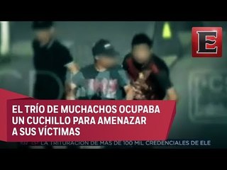 Arrestan a jóvenes que se dedicaban a robar en el Centro Histórico de la CDMX