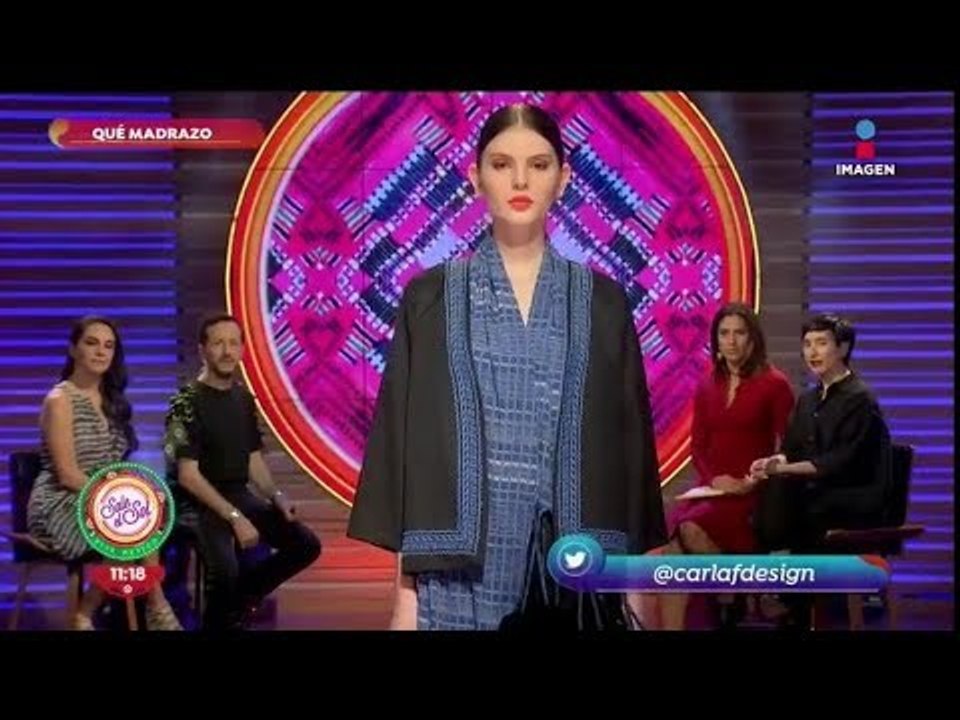 ¡La diseñadora de moda mexicana Carla Fernández nos trae su colección! | Sale el Sol