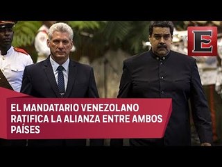 Maduro visita Cuba para reunirse con el presidente Díaz-Canel