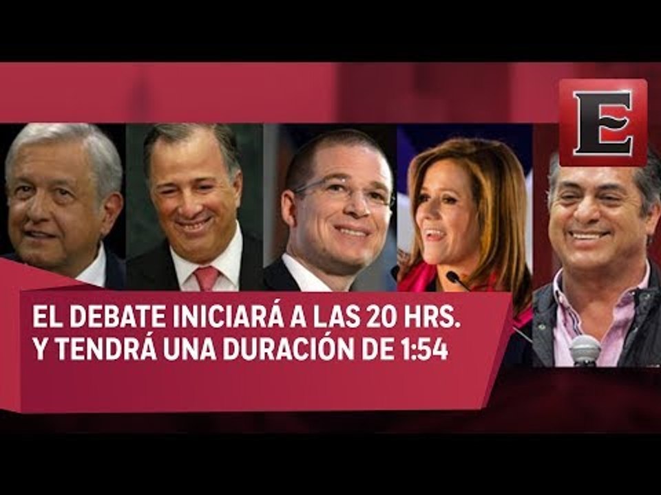 Datos relevantes del primer debate presidencial Vídeo Dailymotion