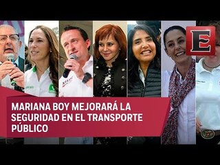 Actividades de los candidatos a jefatura de gobierno de la CDMX