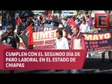 CNTE exigen solución a sus demandas en Chiapas, Michoacán y Oaxaca