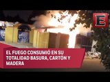 Reporte nocturno: Incendio en mercado de Iztapalapa/ Asesinan a un hombre en Tepito