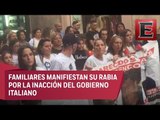 Protestan otra vez en Nápoles por caso de italianos desaparecidos en Jalisco