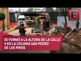 Por nuevo socavón, cierran lateral de Periférico Sur