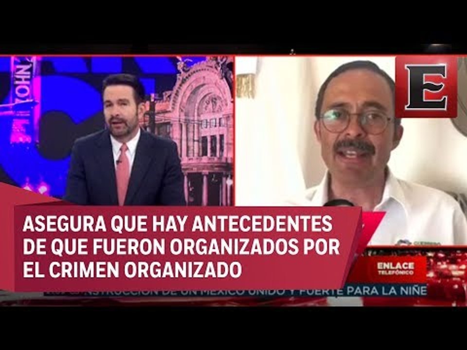 Roberto Álvarez habla sobre los saqueos en Guerrero