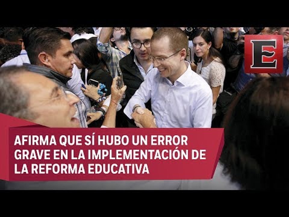 Maestros deben ser aliados para mejorar la calidad educativa, afirma Ricardo Anaya