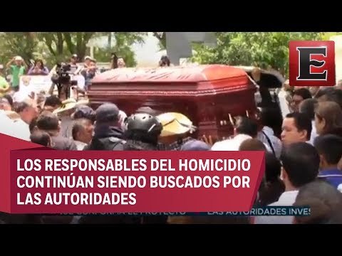 Dan último adiós a candidato del PRI asesinado en Guerrero
