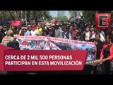 CNTE marcha rumbo a la Segob por el Día del Maestro