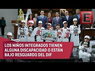 Lotería Nacional integra a menores con discapacidad