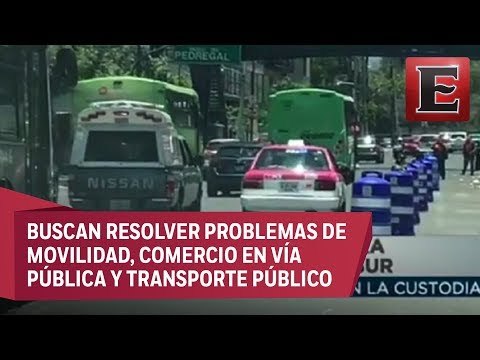 Autoridades capitalinas y vecinos impulsan ordenamiento del Eje 10 Sur
