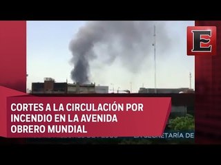ÚLTIMA HORA: Se reporta un incendio en taller mecánico de la CDMX