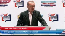 Erdoğan’dan bakanlara McKinsey talimatı