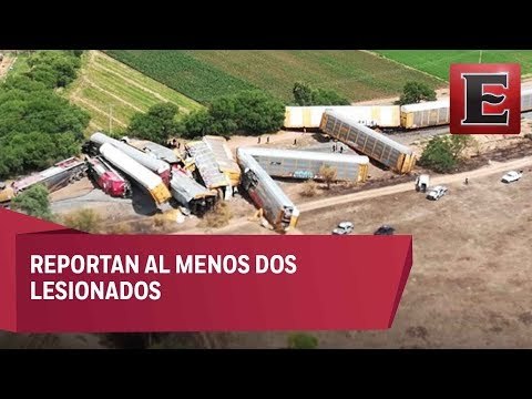 Chocan de frente dos trenes en Aguascalientes