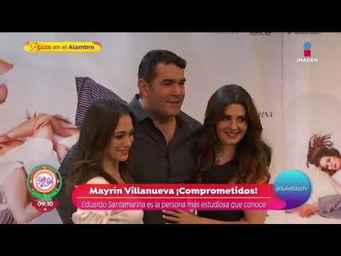 Mayrín Villanueva y Eduardo Santamarina aclaran rumores | Sale el Sol