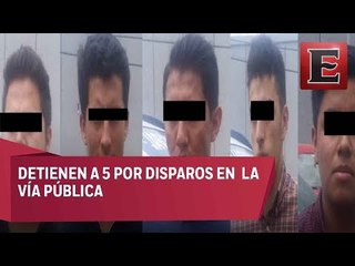 Download Video: Detienen a 5 jóvenes por posesión de armas en el Edomex