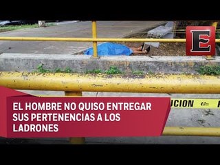Joven muere ahogado al arrojarse en canal de aguas negras para evitar asalto