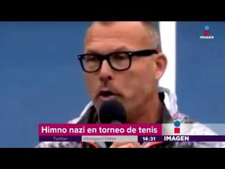 Ponen himno nazi en partido de tenis en EU